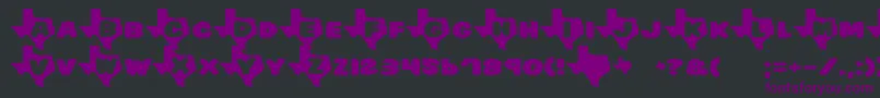 More about Texas Font Texas Font – Purple Fonts on Black Background