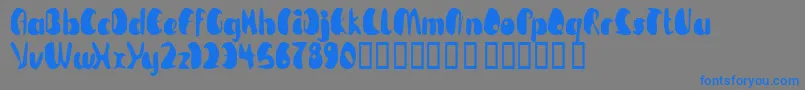 Weitere Informationen zur TmBeguiled-Schriftart TmBeguiled-Schriftart – Blaue Schriften auf grauem Hintergrund