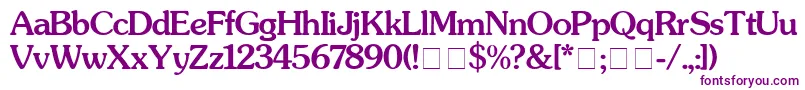 SouvenirMedium-Schriftart – Violette Schriften