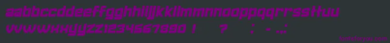 FailedItalic Font – Purple Fonts on Black Background