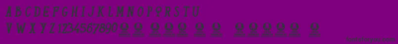 More about TheChiquitas Font TheChiquitas Font – Black Fonts on Purple Background