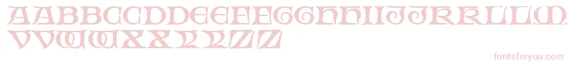 FabliauxRegular Font – Pink Fonts on White Background