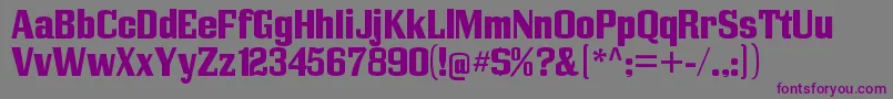 VigoRegular Font – Purple Fonts on Gray Background