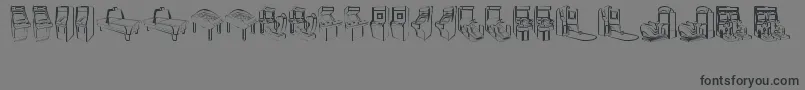 Arcadevideogames Font – Black Fonts on Gray Background