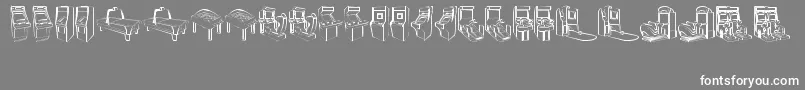 Arcadevideogames Font – White Fonts on Gray Background