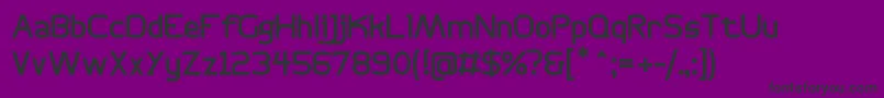 BogotanaRegular Font – Black Fonts on Purple Background