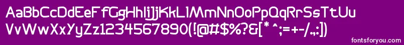 BogotanaRegular Font – White Fonts on Purple Background