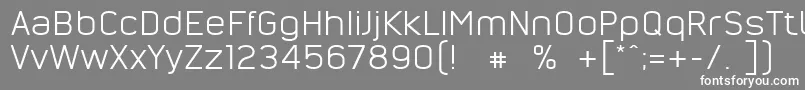 NordsterndemoNormal Font – White Fonts on Gray Background