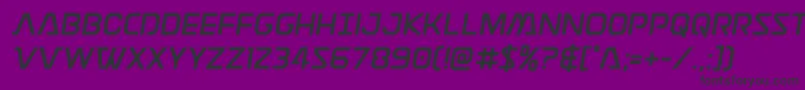 Discotechiasemital Font – Black Fonts on Purple Background