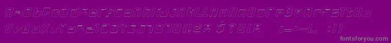 fuente Mclovin – Fuentes Grises Sobre Fondo Morado