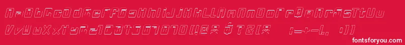 Mclovin Font – White Fonts on Red Background