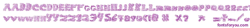 HaloSonic Font – Purple Fonts on White Background