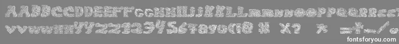 HaloSonic Font – White Fonts on Gray Background