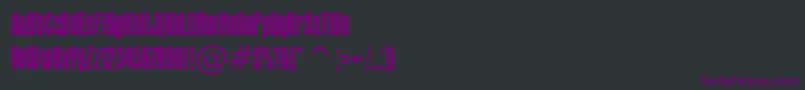 Apicalc Font – Purple Fonts on Black Background