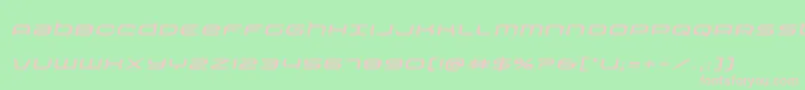 Nextwaveexpandital Font – Pink Fonts on Green Background