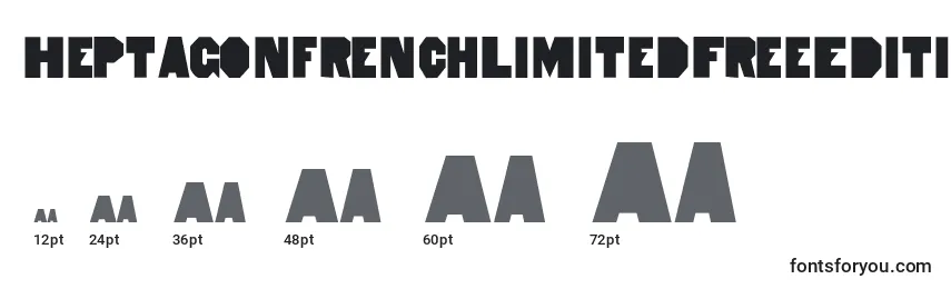HeptagonfrenchLimitedFreeEdition Font Sizes