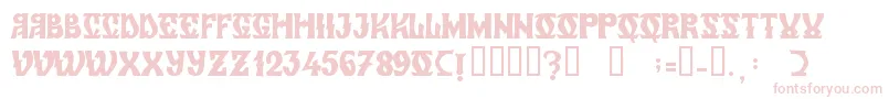 ZamolxisVi Font – Pink Fonts on White Background