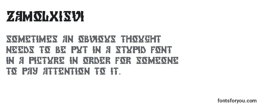 Review of the ZamolxisVi Font