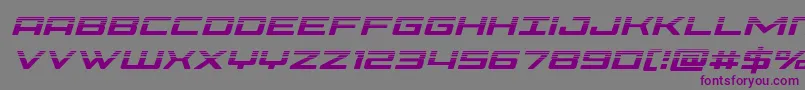 Phoeniciahalfital-fontti – violetit fontit harmaalla taustalla