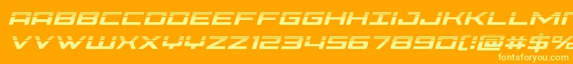 Подробнее о шрифте Phoeniciahalfital Шрифт Phoeniciahalfital – жёлтые шрифты на оранжевом фоне
