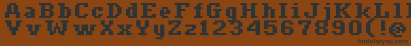 Ceriph0766 Font – Black Fonts on Brown Background