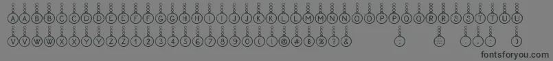 Proxanys-Schriftart – Schwarze Schriften auf grauem Hintergrund