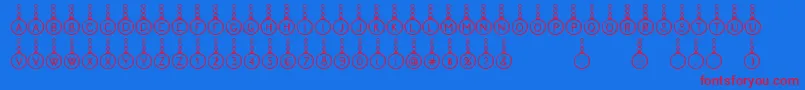 fuente Proxanys – Fuentes Rojas Sobre Fondo Azul