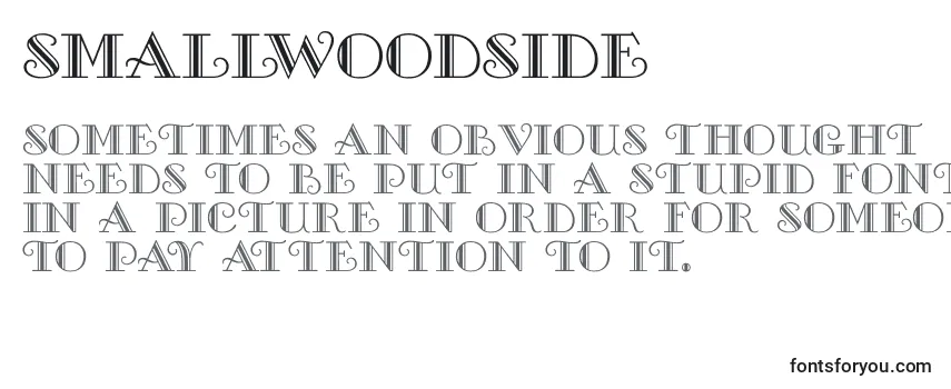 Обзор шрифта Smallwoodside