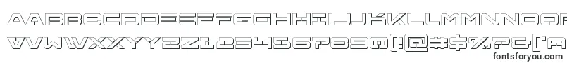 Шрифт Freeagentbold3D – космические шрифты