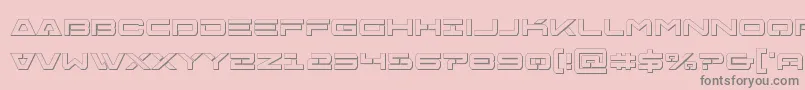 More about Freeagentbold3D Font Freeagentbold3D Font – Gray Fonts on Pink Background