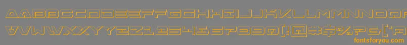 Saiba mais sobre a fonte Freeagentbold3D Fonte Freeagentbold3D – fontes laranjas em um fundo cinza