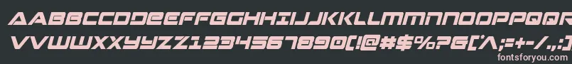 Strikelordcondital Font – Pink Fonts on Black Background