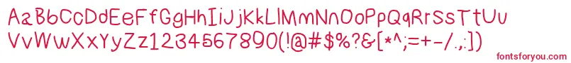 Numbbunnysbd Font – Red Fonts