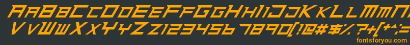 Подробнее о шрифте NinjaRush Шрифт NinjaRush – оранжевые шрифты на чёрном фоне