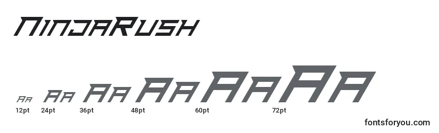 NinjaRush Font Sizes