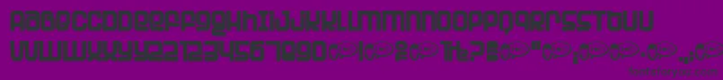 PlanetPlanet Font – Black Fonts on Purple Background