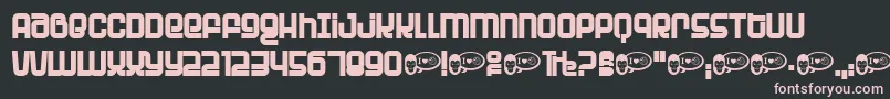 PlanetPlanet Font – Pink Fonts on Black Background