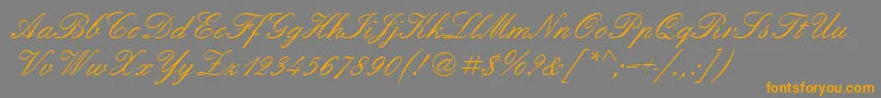 fuente Quadrillescriptssk – Fuentes Naranjas Sobre Fondo Gris