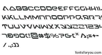 4114BlasterLeftalic font – Fonts Starting With 4