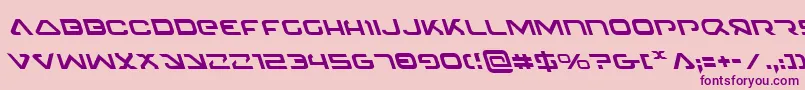 fuente 4114BlasterLeftalic – Fuentes Moradas Sobre Fondo Rosa