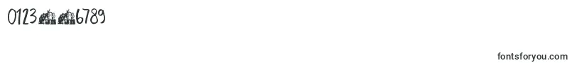DkBoardingHouseI Font – Fonts for Numbers and Digits