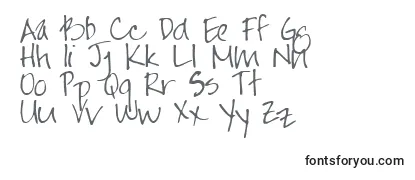 Jayneprint Font