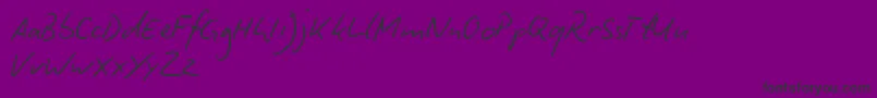Lisätietoja BiroScriptReduced-fontista BiroScriptReduced-fontti – mustat fontit violetilla taustalla
