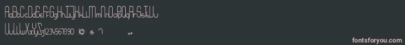 Babydoll Font – Pink Fonts on Black Background