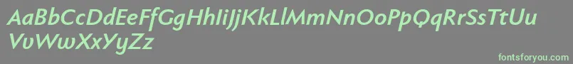 More about Fabersanspro76reduced Font Fabersanspro76reduced Font – Green Fonts on Gray Background