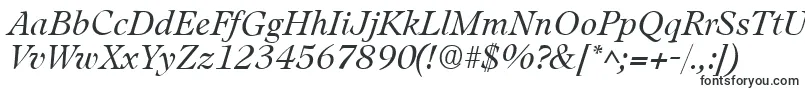 フォントLeamingtonItalic – VKのフォント