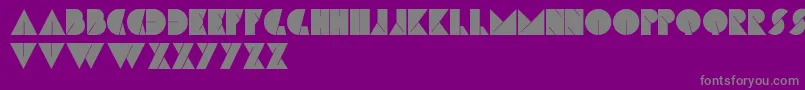 Ali Font – Gray Fonts on Purple Background