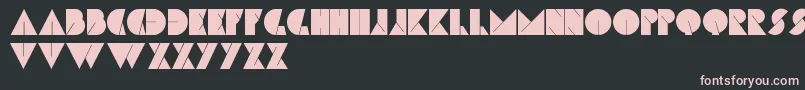Ali Font – Pink Fonts on Black Background