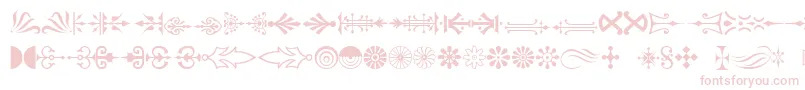 Pc Font – Pink Fonts on White Background