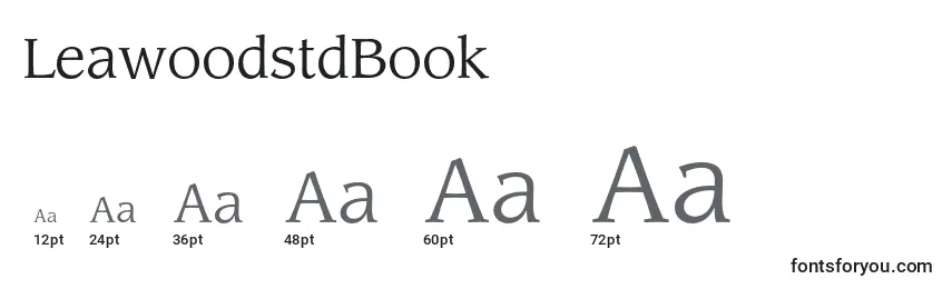Размеры шрифта LeawoodstdBook